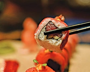 The poetry of Japanese cuisine on a hot plate