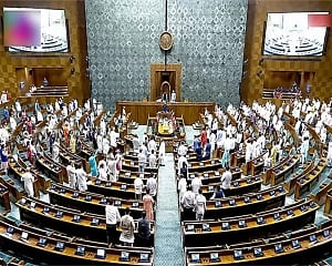 Treasury, opposition benches spar over Manipur issue in Lok Sabha