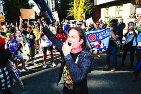 Trump’s policies spark protests in US