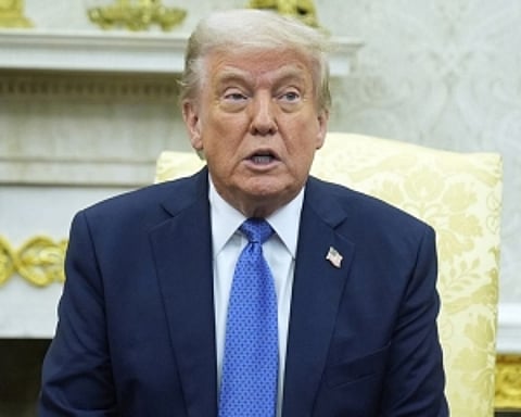 Trump says US knows where Iran's Khamenei is hiding, urges Iran's unconditional surrender