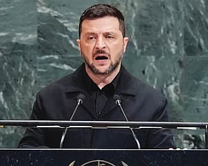 Ukraine’s President says world facing ‘most destructive arms race in human history’
