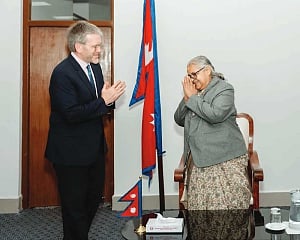 US, Chinese envoys meet Nepal PM Karki
