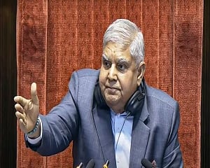 Vice President Dhankhar questions provision of whip for lawmakers