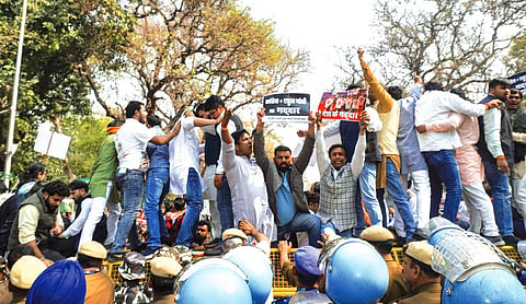‘Treason’: BJP hits out at Congress over AI Summit protest