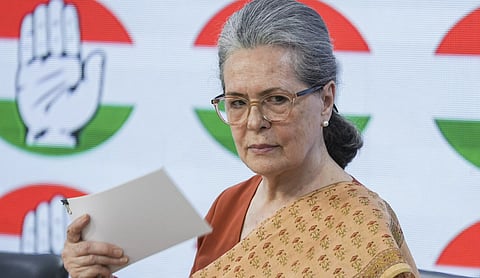 File photo: Congress leader Sonia Gandhi, NEW DELHI. (PTI Photo)