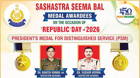 13 SSB personnel honoured with President’s Medals
