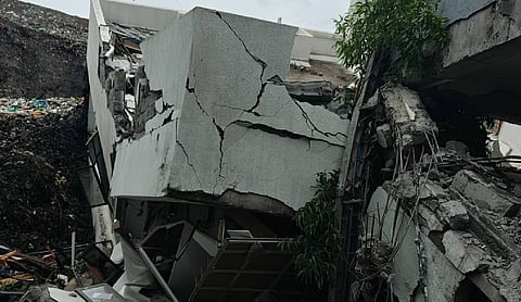 16 Feared trapped after garbage mound crashes onto office due to heavy rains in Pune
