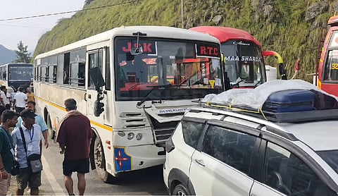 18 Amarnath pilgrims injured in multi-vehicle collision on Jammu-Srinagar Highway