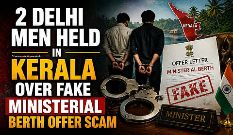 2 Delhi men held in Kerala over fake ministerial berth offer scam