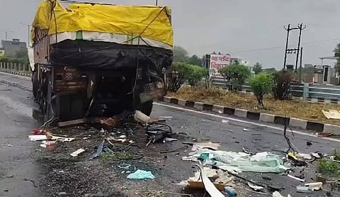 2 Killed, 27 injured as Double-Decker bus crashes into stationary truck in UP's Etawah