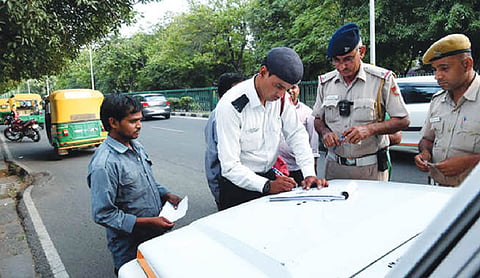 5 lakh traffic challans issued on NH-44 in Haryana