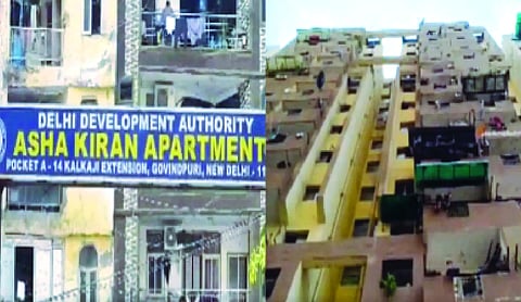5-year-old girl dies after falling from 10th-floor balcony in Kalkaji Extension