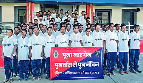 63 Naxalites surrender in Chhattisgarh