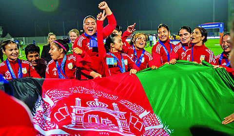Afghan women’s refugee team to play in FIFA meet