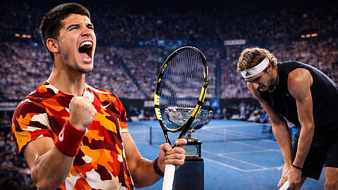 Alcaraz fends off Zverev in Australian Open final