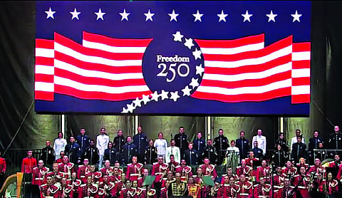 America celebrates the 250 years of freedom