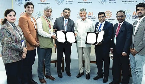 Andhra Government inks 7 agreements at AI Summit