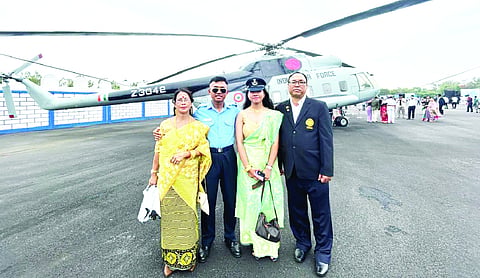Assam’s K Niraj Chandra Singha commissioned into Indian Air Force
