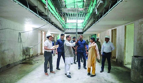 Assam CM reviews progress of new Assam Bhawan in Delhi