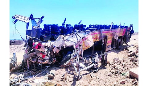 At least 22 killed in passenger bus crash in Egypt’s Sinai Peninsula