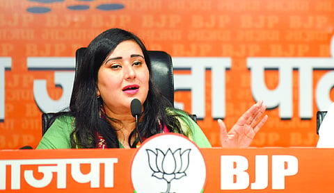 Bansuri Swaraj accuses Arvind Kejriwal of double standards