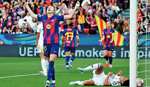 Barcelona in Women’s Champions League semis