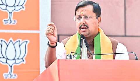 BJP chief holds BJP meet on women’s quota outreach