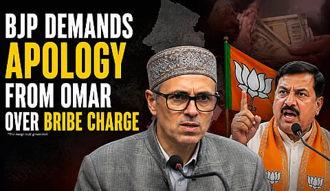 BJP demands apology from Omar over bribe charge