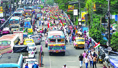 BJP holds twin rallies in Kolkata against violence during Left-backed NEET protest