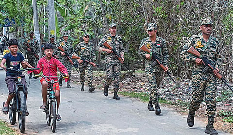 Border movement restricted for West Bengal elections