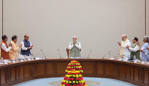 Cabinet gives standing ovation as PM Modi becomes longest-serving elected Prime Minister