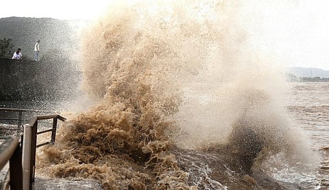 Representational image: Water released from a reservoir. (PTI Photo)