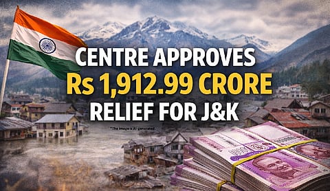 Centre approves Rs 1,912.99 crore relief for for J&K