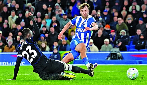 Chelsea loses to Brighton as Champions League hopes hang by a thread