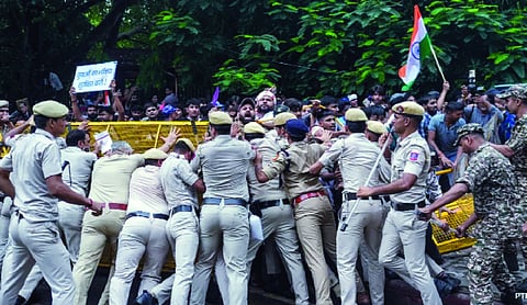 CJP march: Delhi Police, students trade blame on violence
