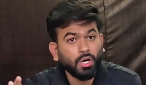 Cockroach Janta Party (CJP) founder Abhijeet Dipke I PTI image