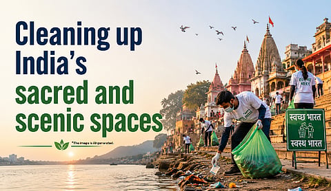 Cleaning up India’s sacred and scenic spaces