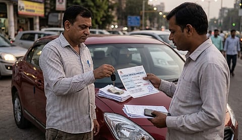 Clear your challans before selling your car, or watch your price drop