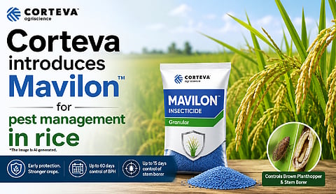 Corteva introduces Mavilon for pest management in rice