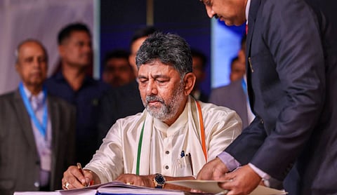 D.K. Shivakumar Sworn In as Karnataka Chief Minister, G. Parameshwara Takes Oath as Deputy CM