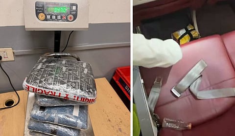Delhi Airport customs seize 6.37 Kg Hydroponic weed, 3 passengers arrested