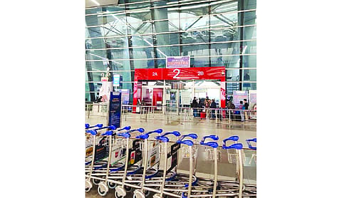 Delhi airport files FIR against 63 handles
