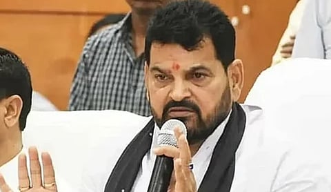 Former Wrestling Federation of India (WFI) chief Brij Bhushan Sharan Singh. File photo.