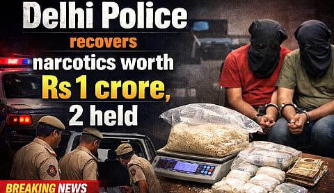 Delhi Police recovers narcotics worth Rs 1 crore, 2 held