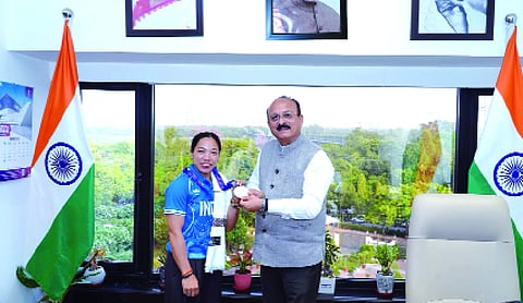 Delhi sports minister meets Mirabai Chanu, seeks her help to build sports centres of excellence