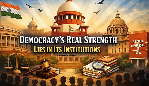 Democracy’s real strength lies in its institutions