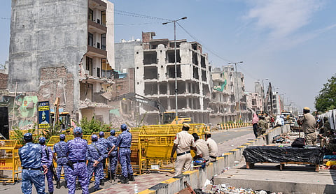 Demolition drive launched in Delhi’s Shalimar Bagh to clear encroachments