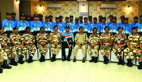 DG ITBP flags off Force Level Mountaineering Expedition-2026