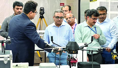 DGCA chief inaugurates Garuda Aerospace Drone Battery manufacturing facility