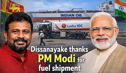 Dissanayake thanks PM Modi for fuel shipment